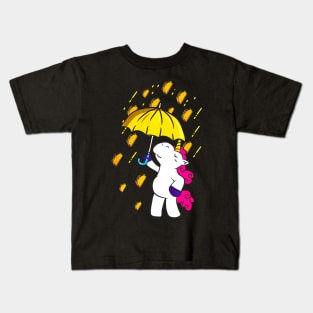 Its Raining Tacos - Funny Unicorn Tacos Kids T-Shirt